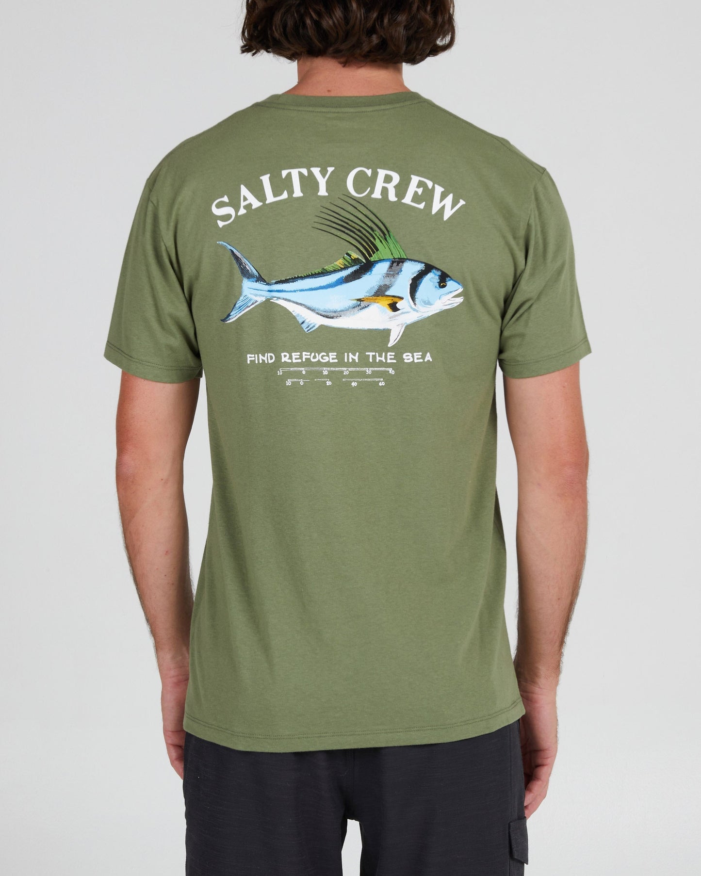 Rooster Sage Green S/S Premium Tee
