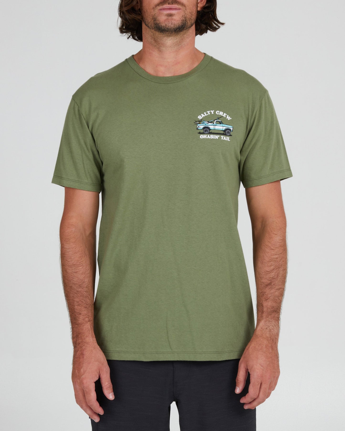 Off Road Sage Green S/S Premium Tee