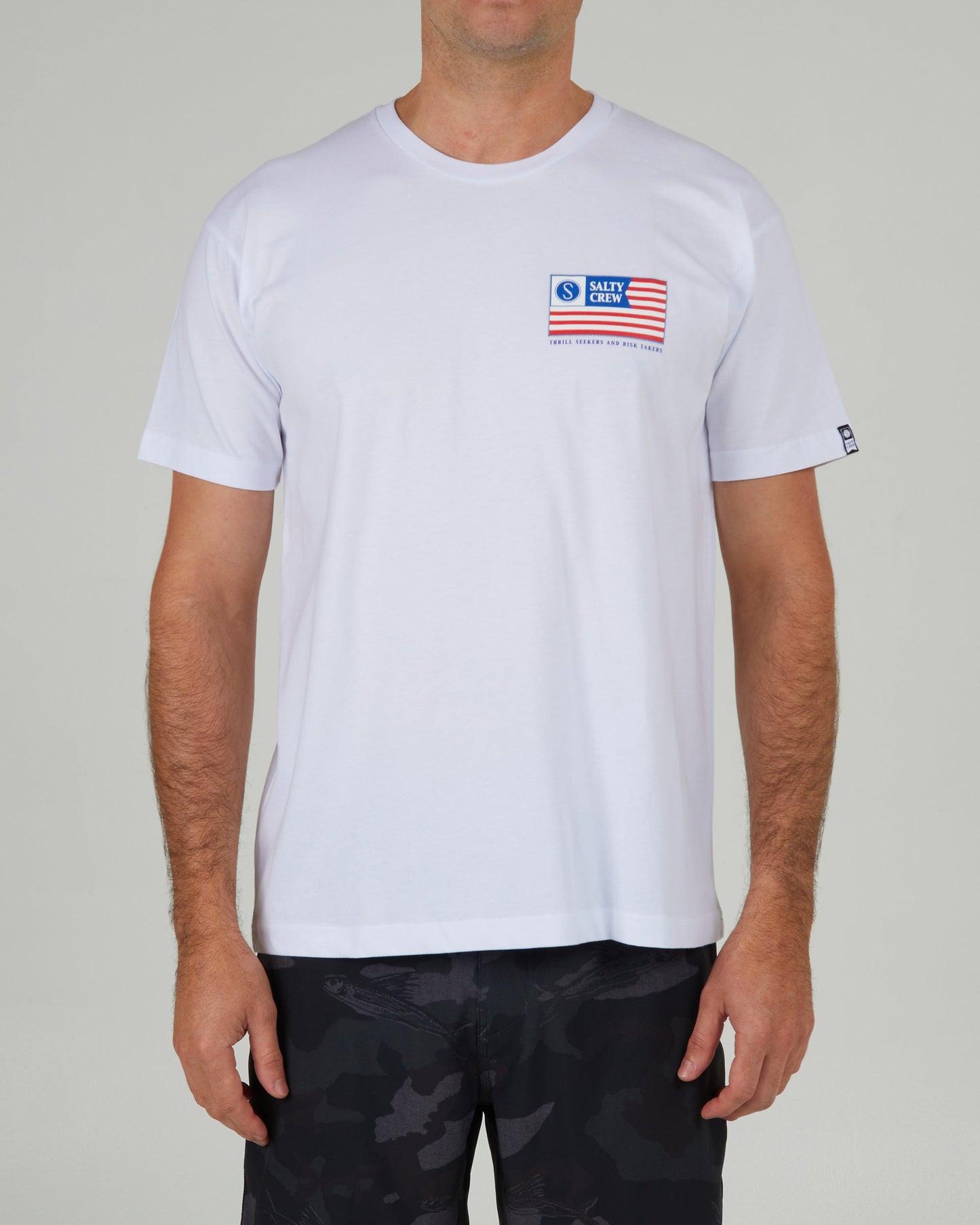 Freedom Flag White S/S Premium Tee