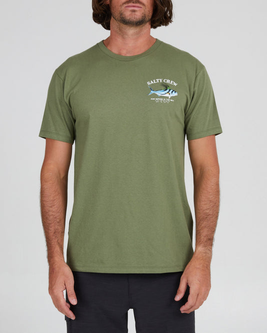 Rooster Sage Green S/S Premium Tee