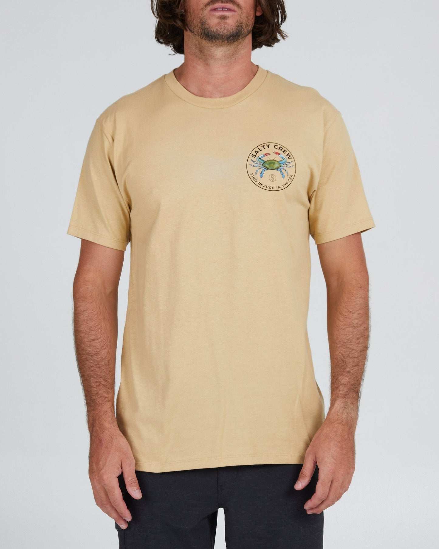 Blue Crabber Camel S/S Premium Tee