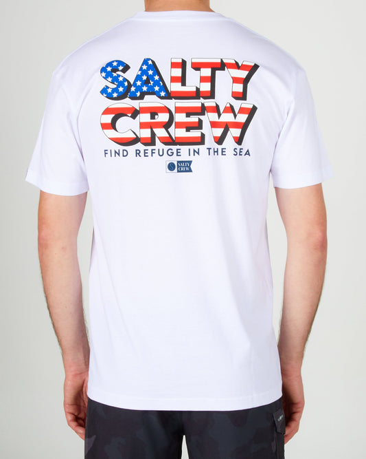 Stars and Stripes White S/S Premium Tee