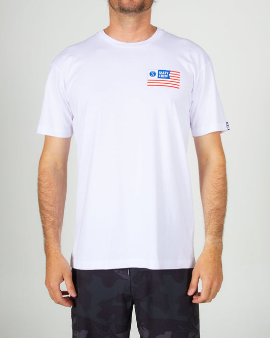 Stars and Stripes White S/S Premium Tee
