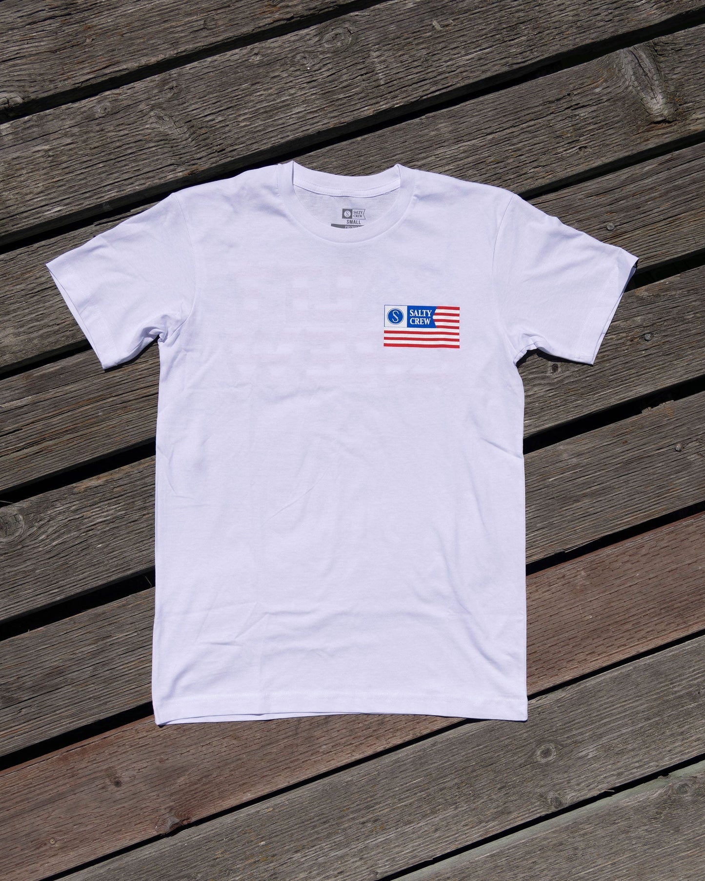 Stars and Stripes White S/S Premium Tee