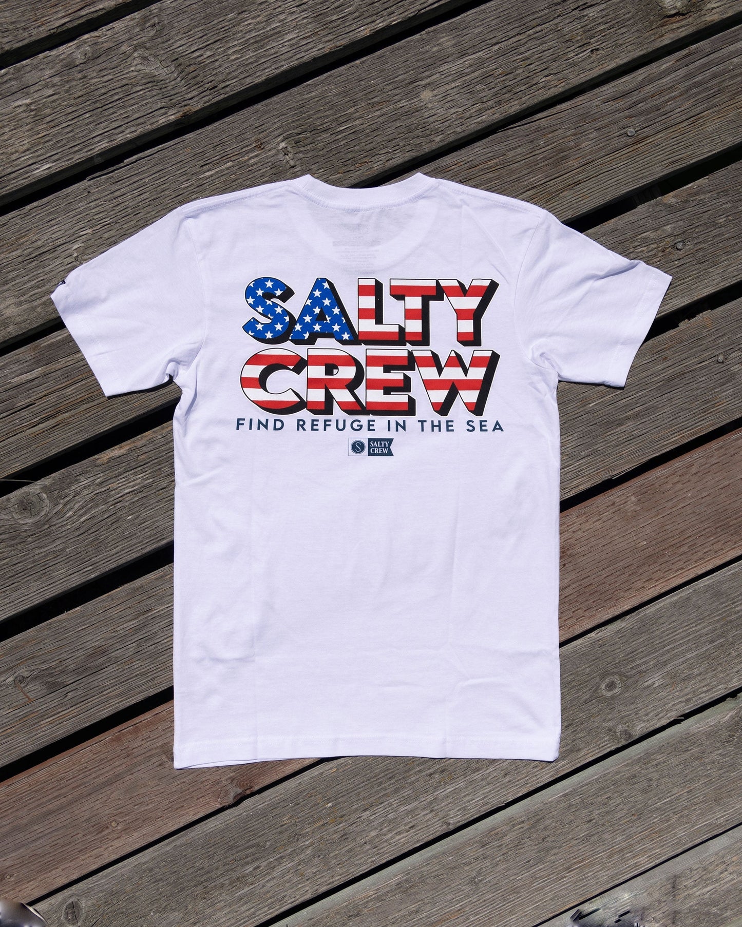 Stars and Stripes White S/S Premium Tee