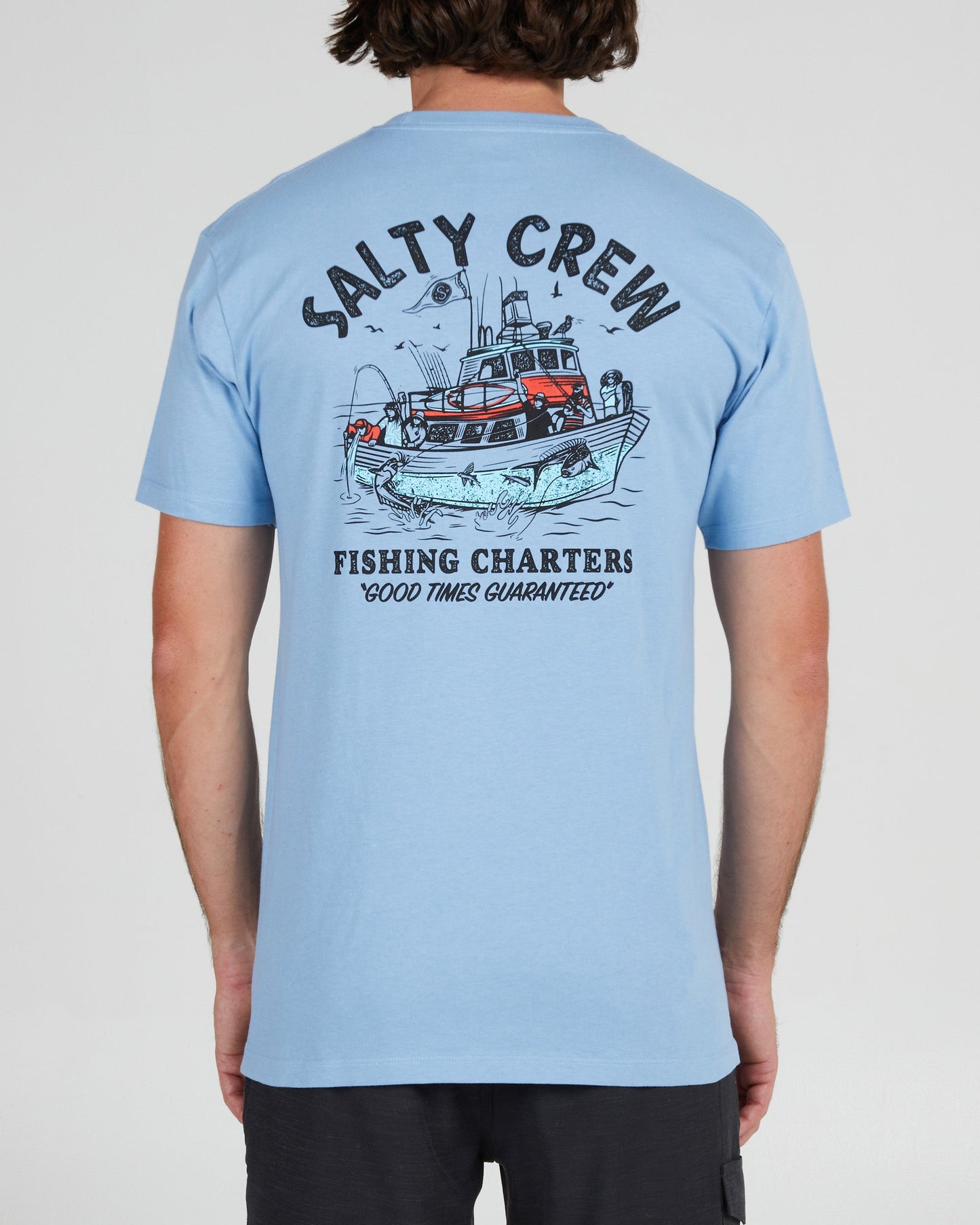 Fishing Charters Marine Blue S/S Premium Tee