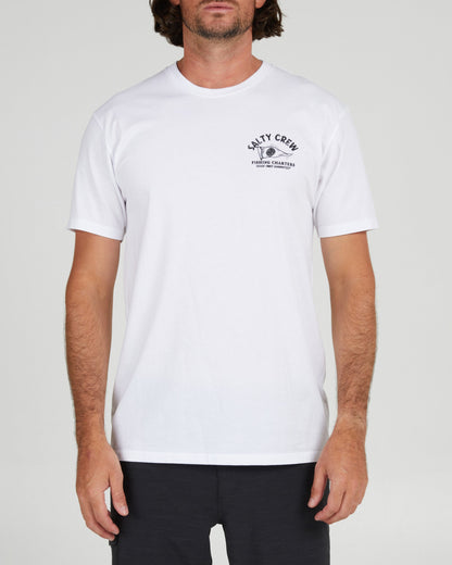 Fishing Charters White S/S Premium Tee