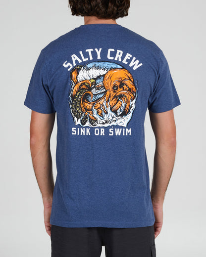 Tsunami Navy Heather S/S Standard Tee
