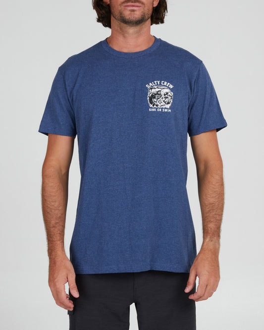 Tsunami Navy Heather S/S Standard Tee