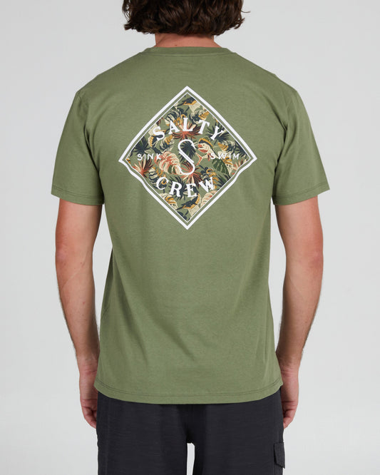 Tippet Shores Sage Green S/S Premium Tee