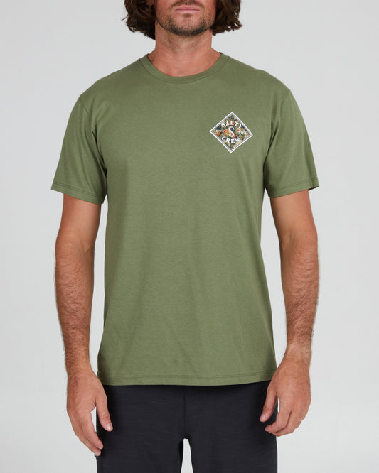 Tippet Shores Sage Green S/S Premium Tee