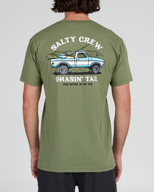 Off Road Sage Green S/S Premium Tee