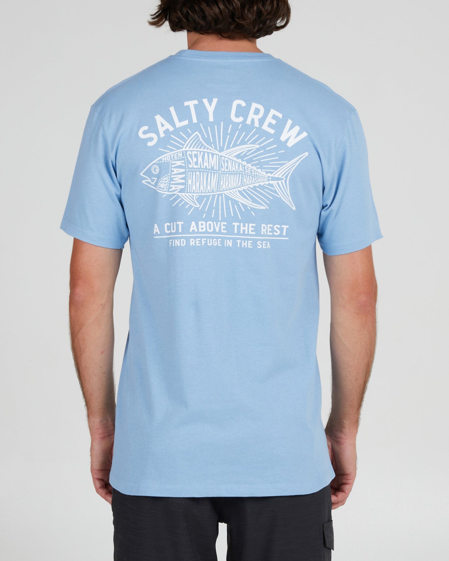 Cut Above Marine Blue S/S Premium Tee