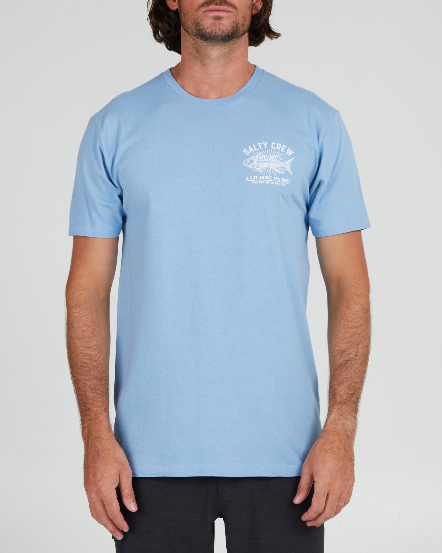 Cut Above Marine Blue S/S Premium Tee