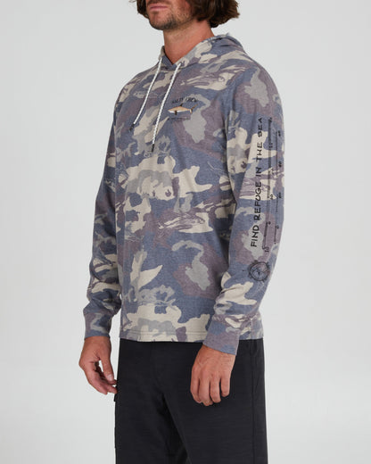 Bruce Sand Camo Hood Tech Tee