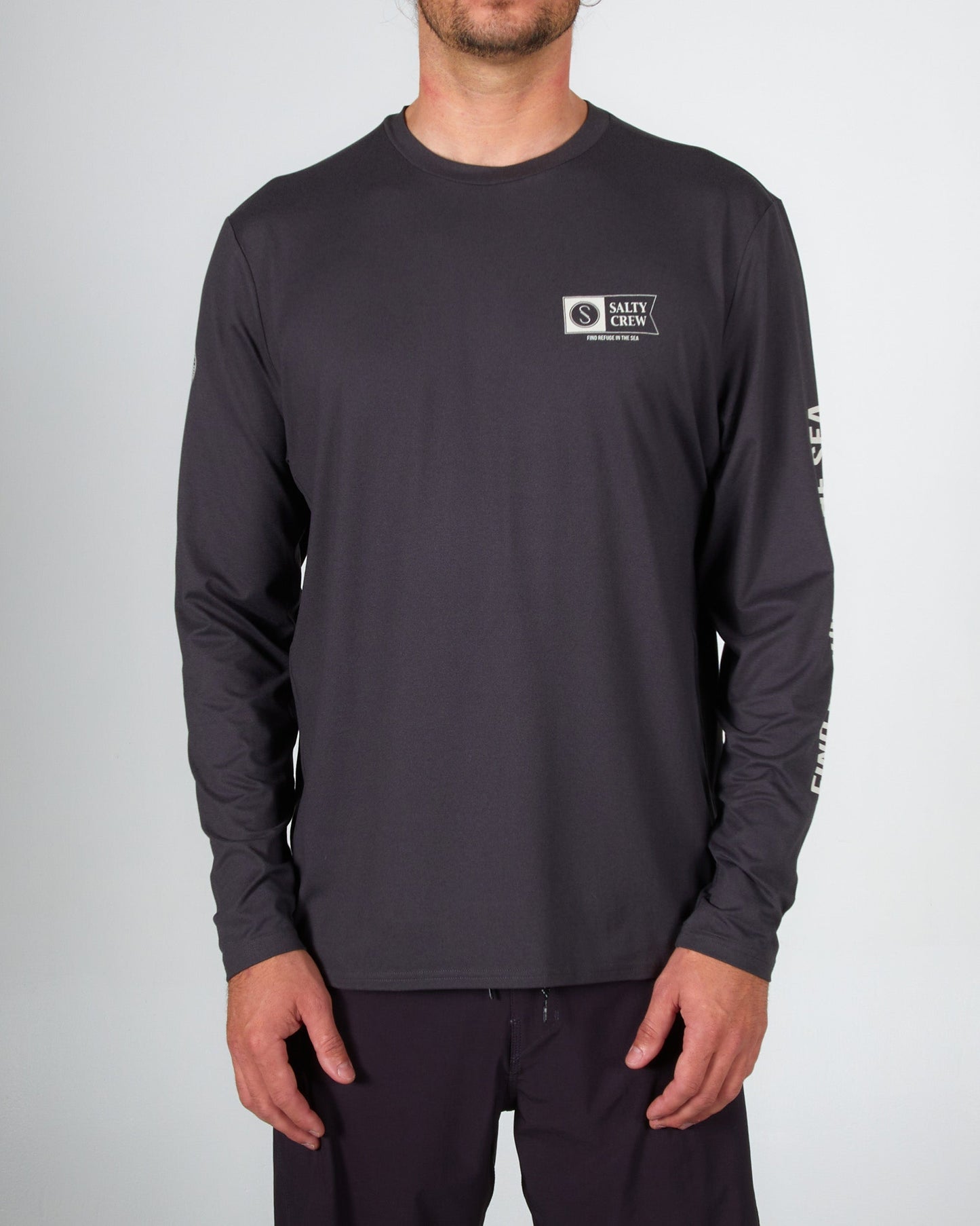 Thrill Seekers Black L/S Surf Shirt