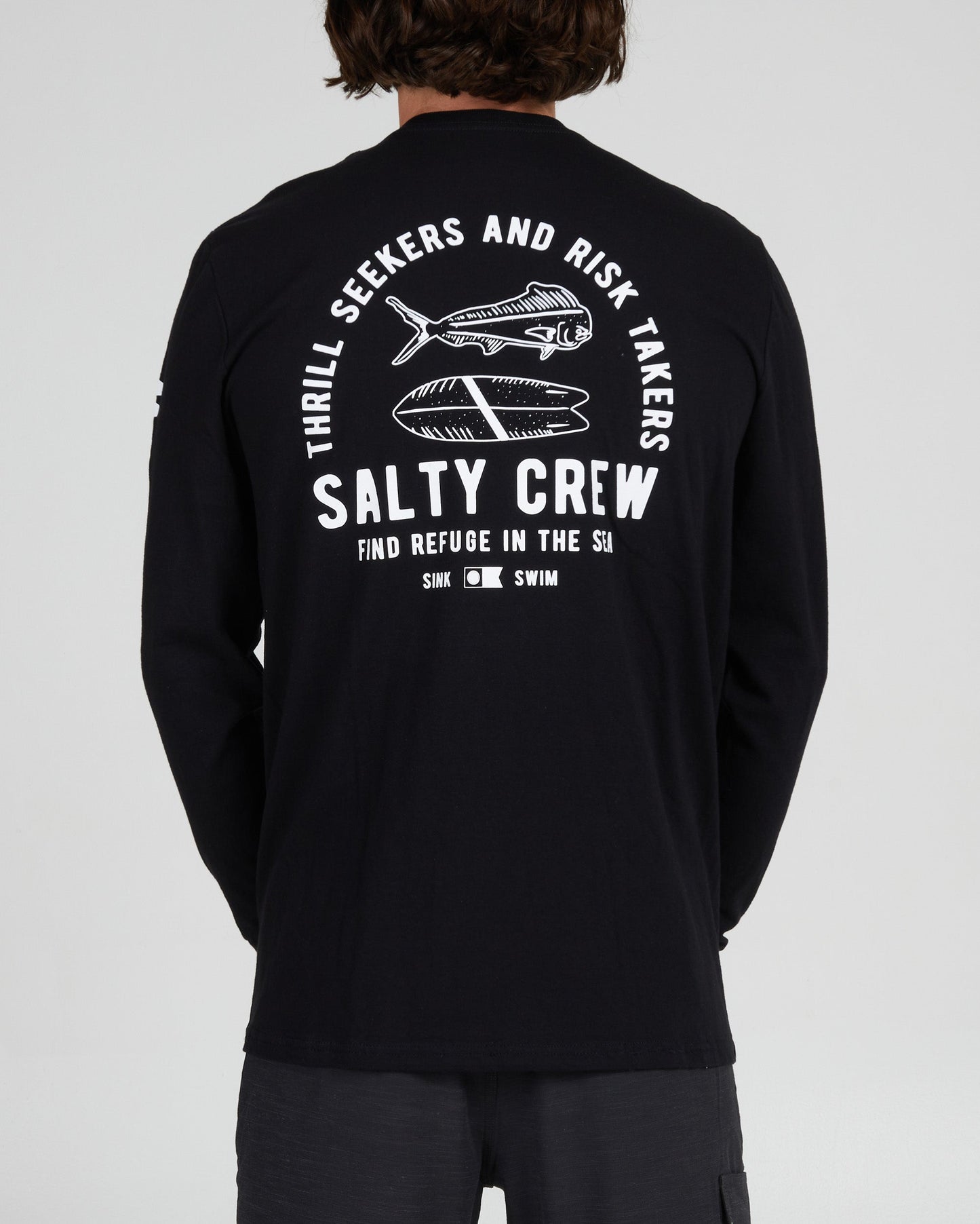 Lateral Line Black L/S Standard Tee
