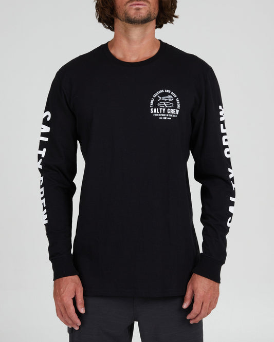 Lateral Line Black L/S Standard Tee