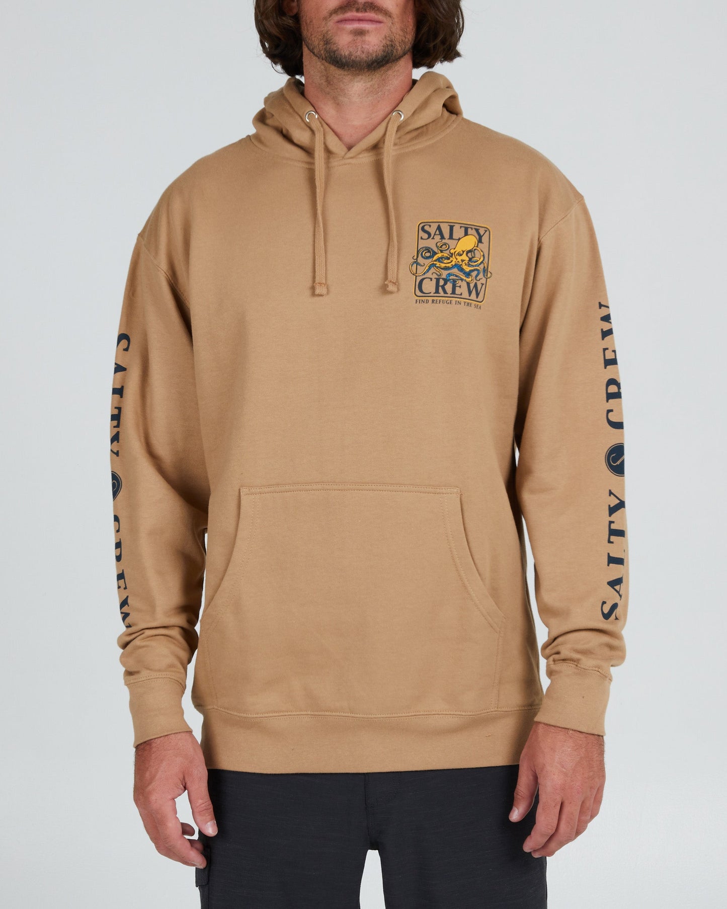 Ink Slinger Sandstone Hood fleece