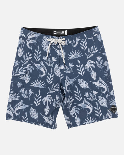 Lowtide Denim/White Boardshort