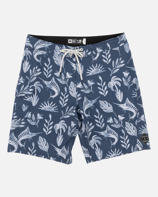 Lowtide Denim/White Boardshort