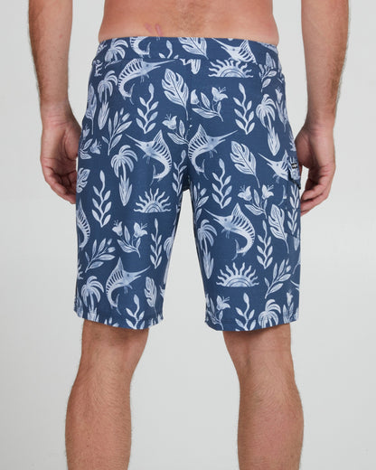 Lowtide Denim/White Boardshort