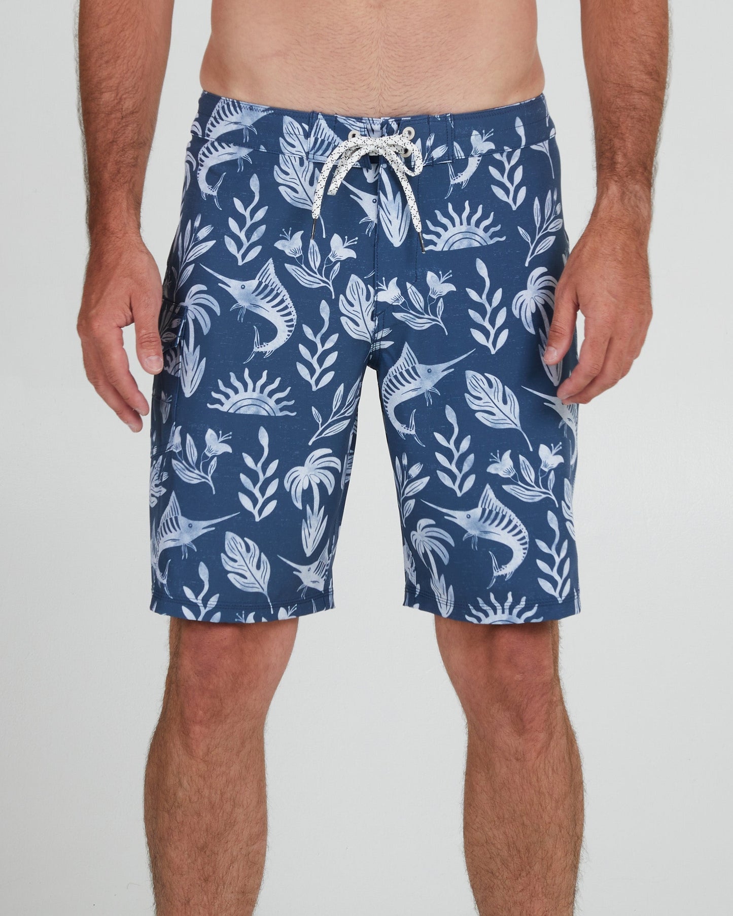 Lowtide Denim/White Boardshort