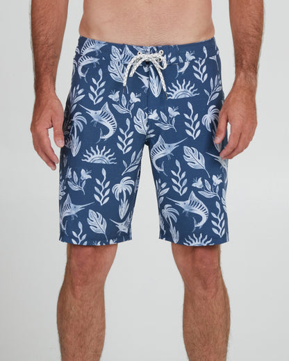 Lowtide Denim/White Boardshort