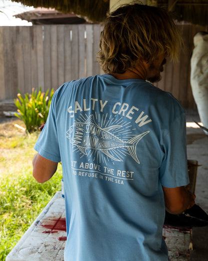 Cut Above Marine Blue S/S Premium Tee