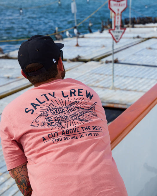Cut Above Coral S/S Premium Tee
