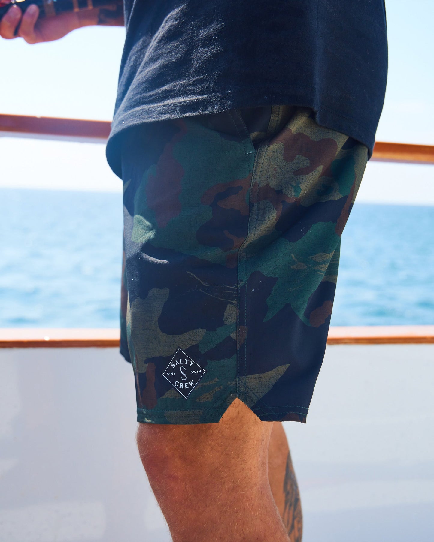 Lowtide Camo Elastic Boardshort