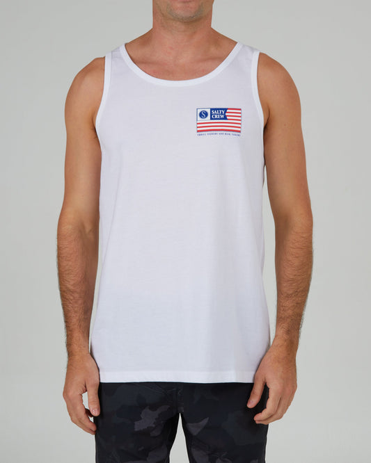 Freedom Flag White Tank