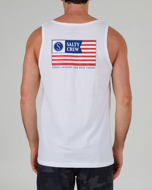 Freedom Flag White Tank