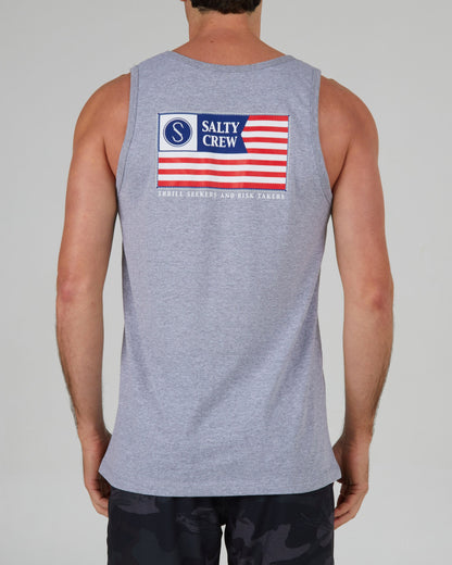 Freedom Flag Athletic Grey Tank