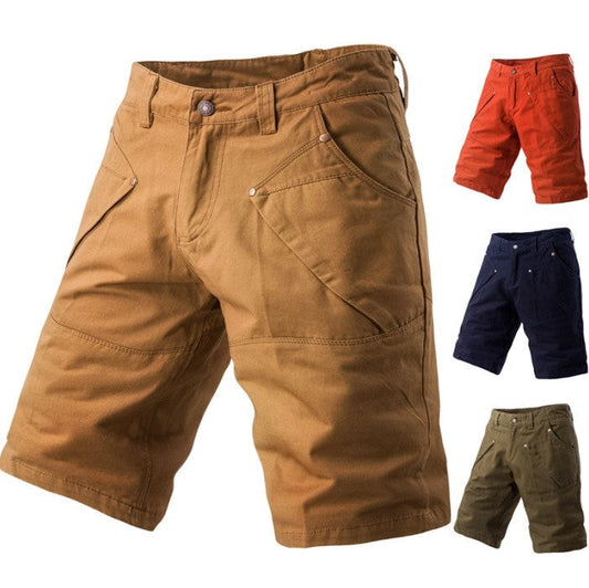 Men's Casual Versatile Pocket Beach Shorts