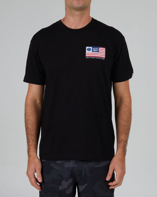 Freedom Flag Black S/S Premium Tee