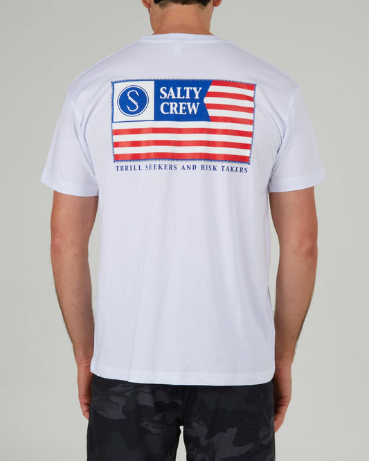 Freedom Flag White S/S Premium Tee